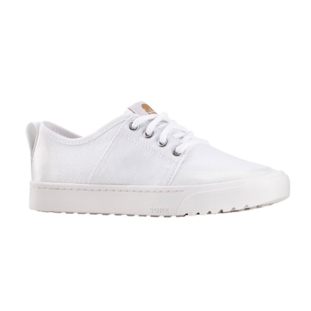 NEW Sorel Campsneak Lace Sneakers Shoes, Size 8, White - Picture 1 of 6